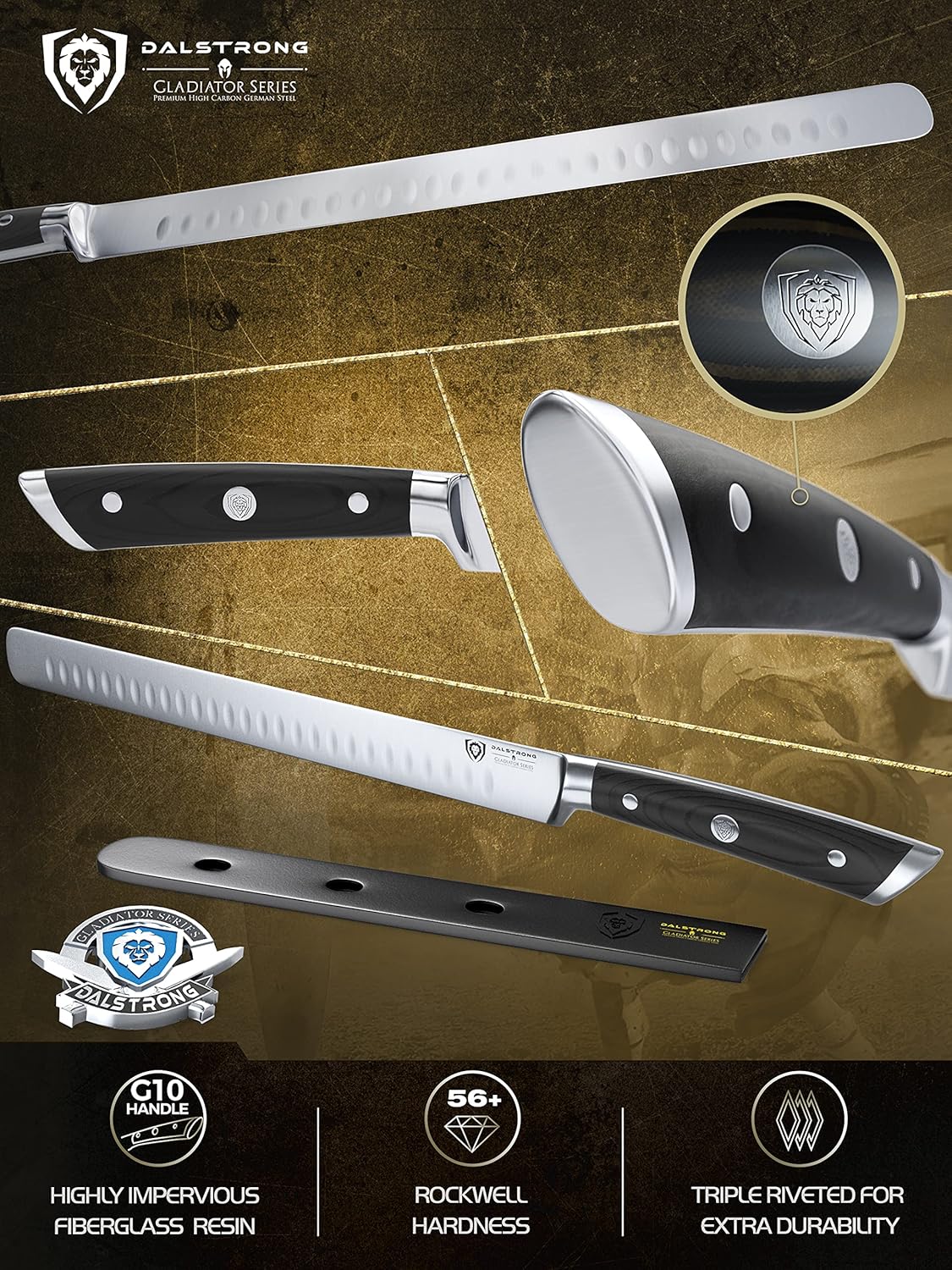Slicing Carving Knife with Sheath C904