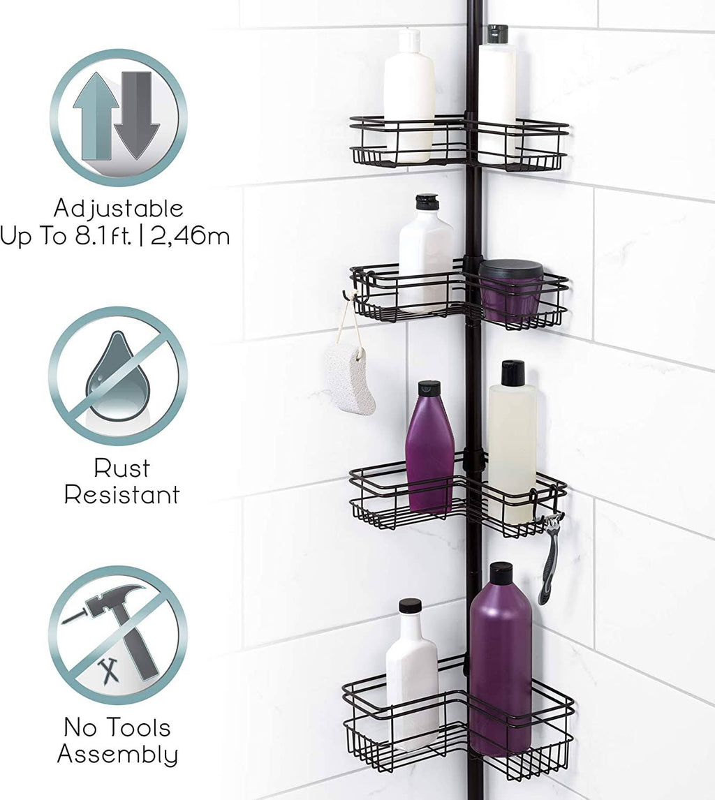 Bronze Pole Shower Caddy S3139