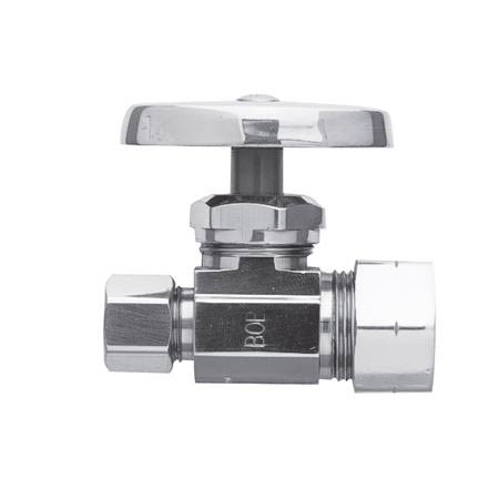 Straight Valve, 1/2x22 Compression Weathered Copper M467