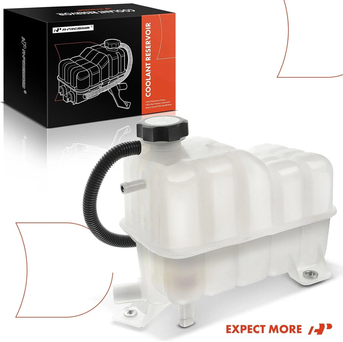 Engine Coolant Recovery Tank with Cap & Sensor M103