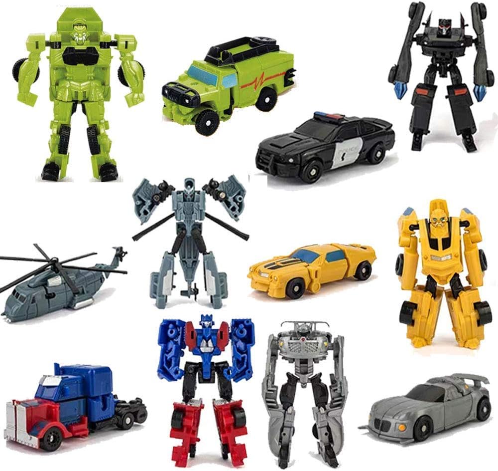 6 PCS Deformation Robot Toys J51857