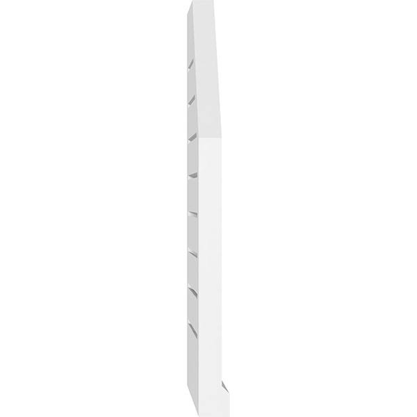 Octagonal Surface Mount PVC Gable Vent with Brickmould A786
