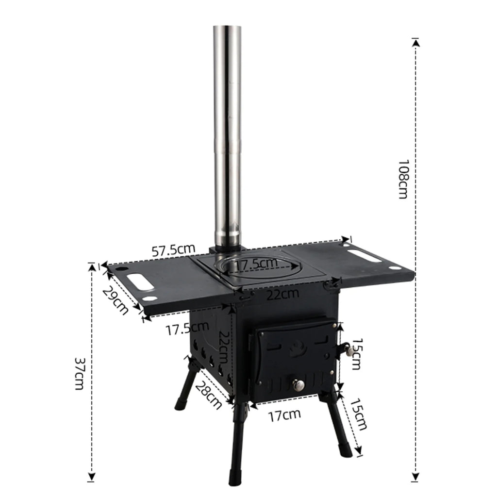 Portable Camping Wood Burning Stove L513701