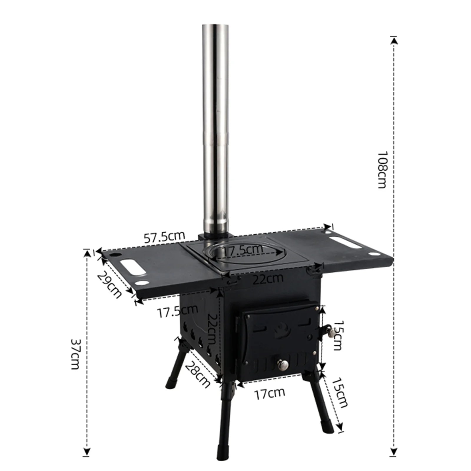 Portable Camping Wood Burning Stove L513701