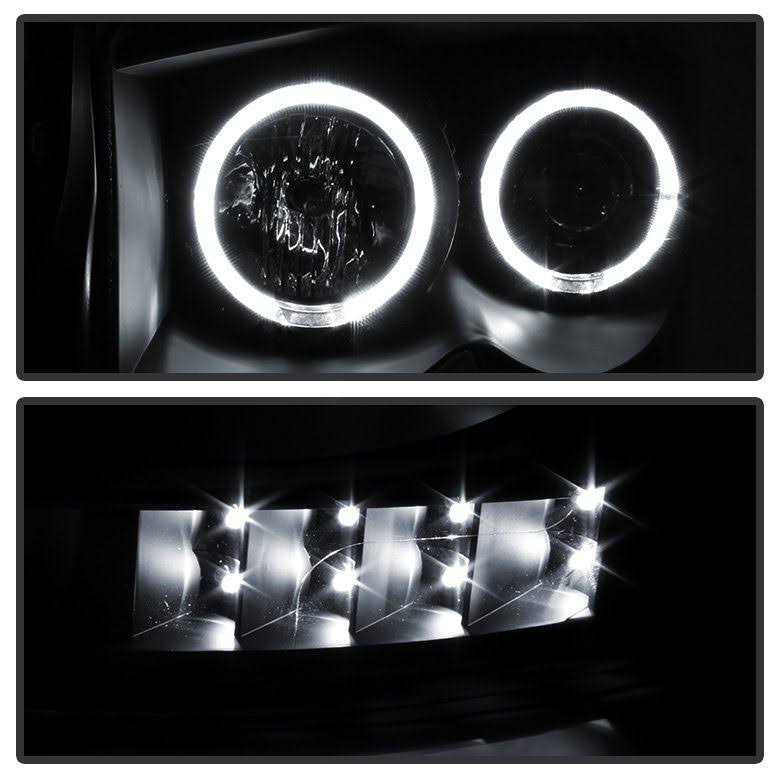 Black Halo Projector Headlights X1098