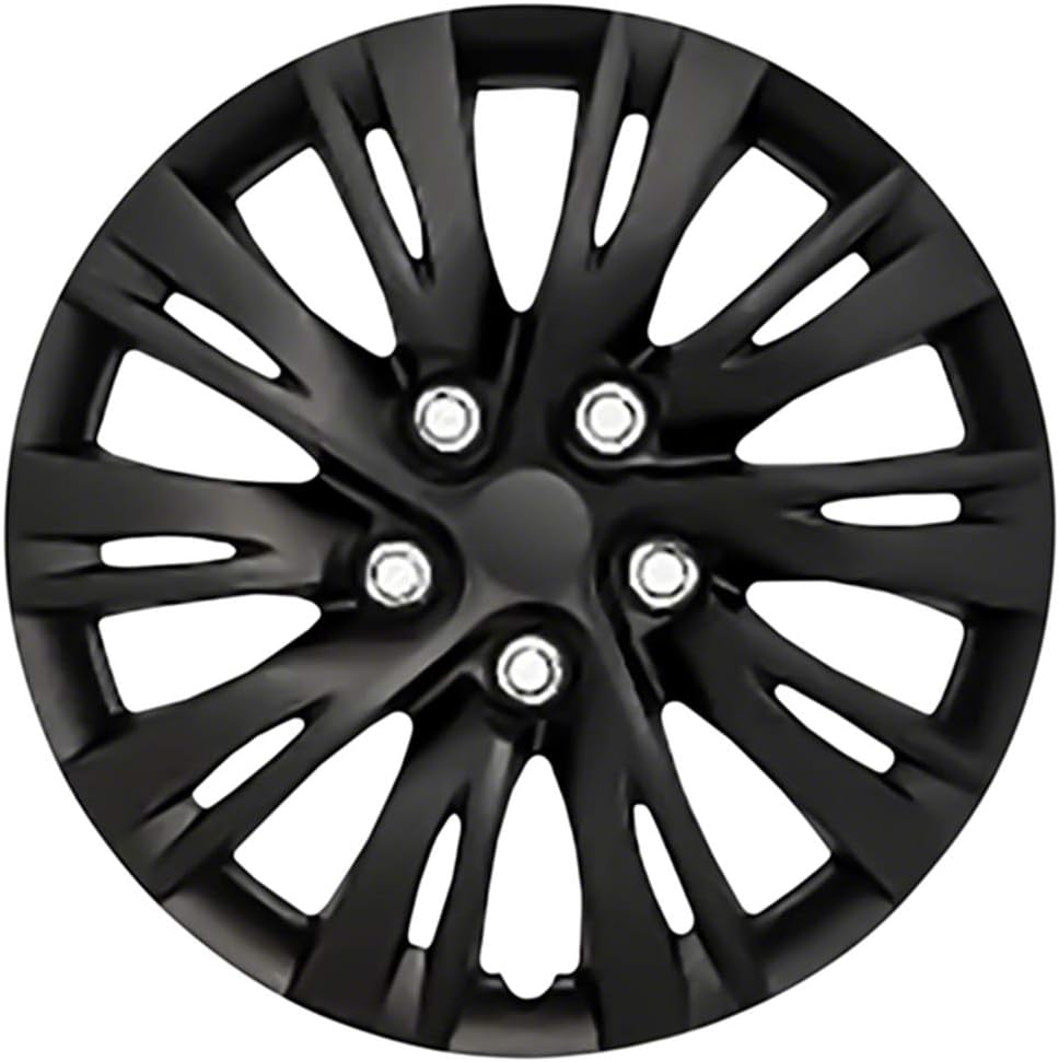 Set of 4 16 10 Split Spoke Wheel Covers Gloss Black T723655