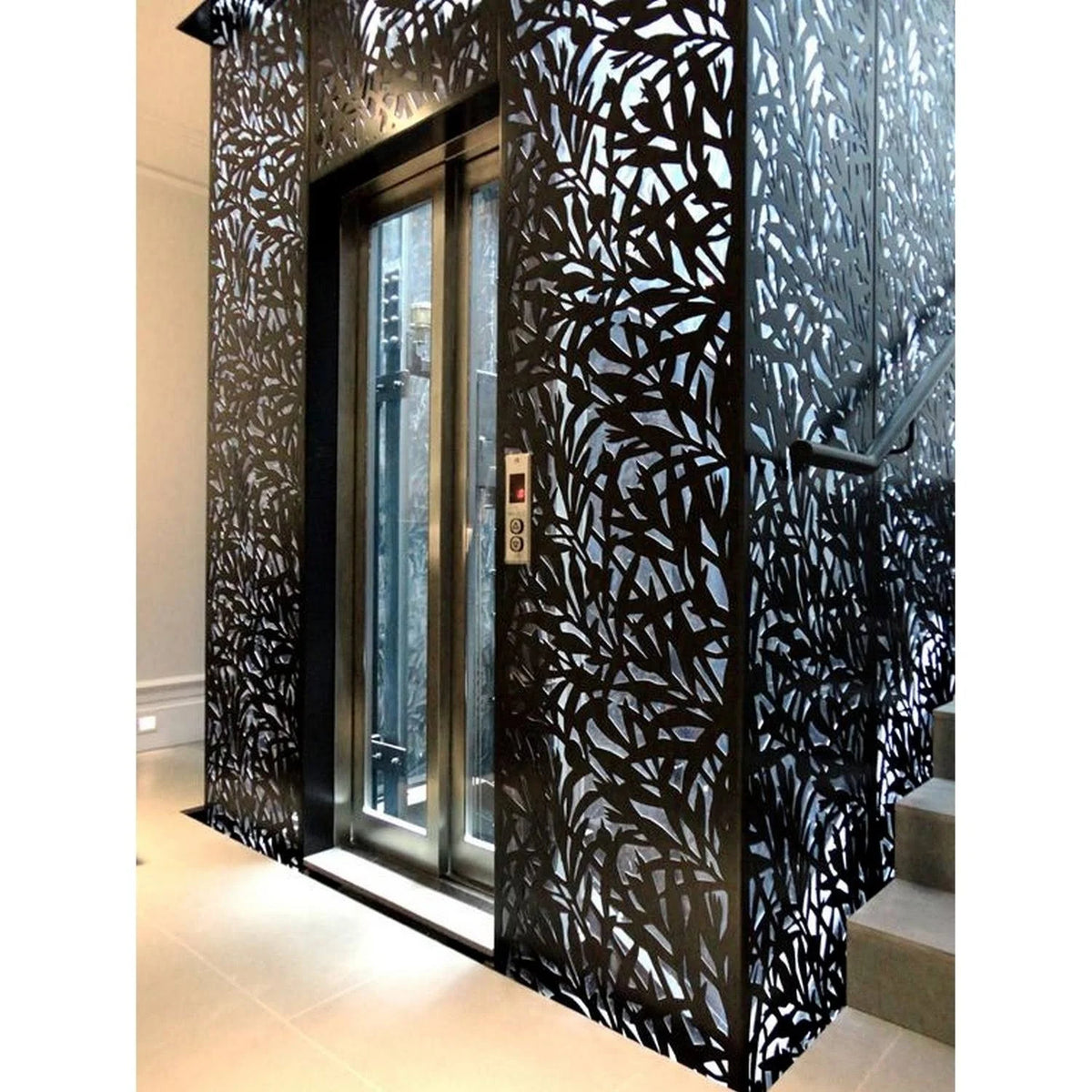 Laser Cut Metal Privacy Fence Screen - 3pcCombo/75 x 48 W5323