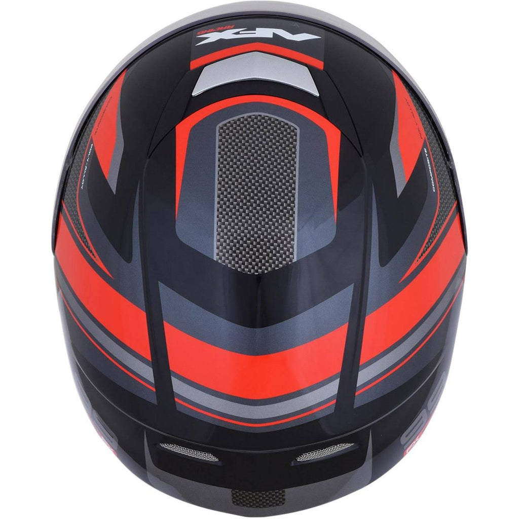 Black/Red Recurve Helmet P1544