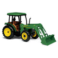 Green Tractor with Cab Loader Y489
