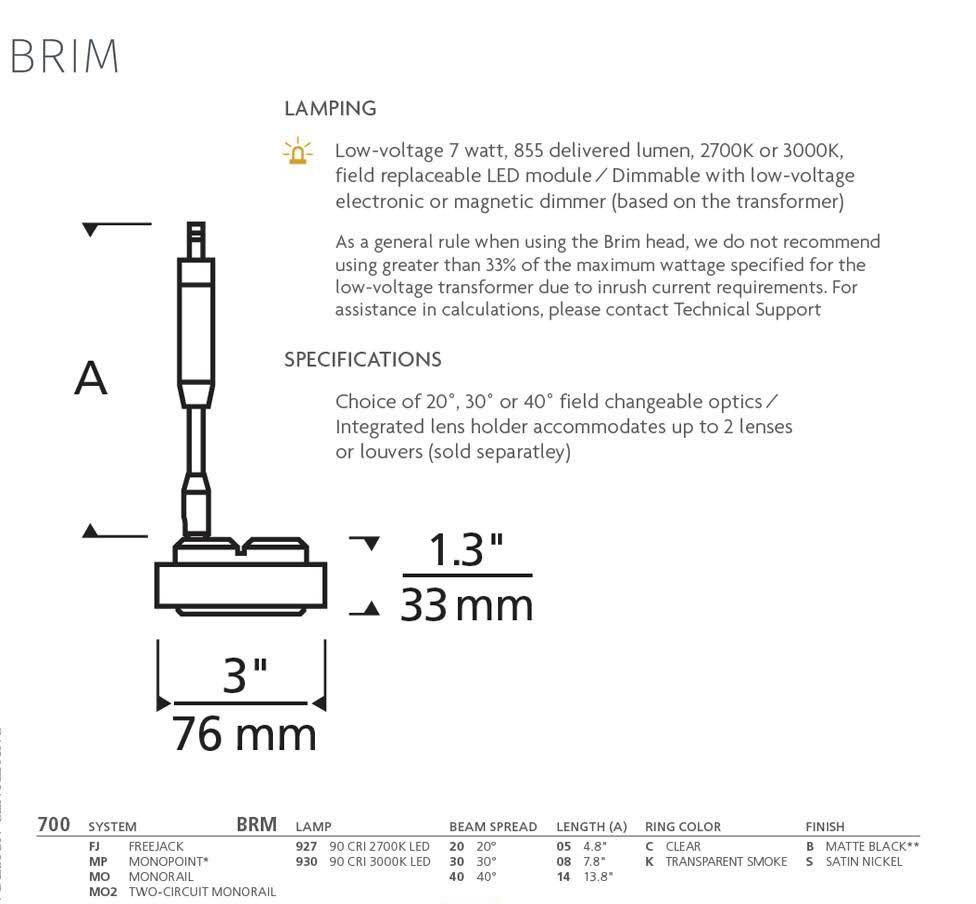Black Brim Head V35794