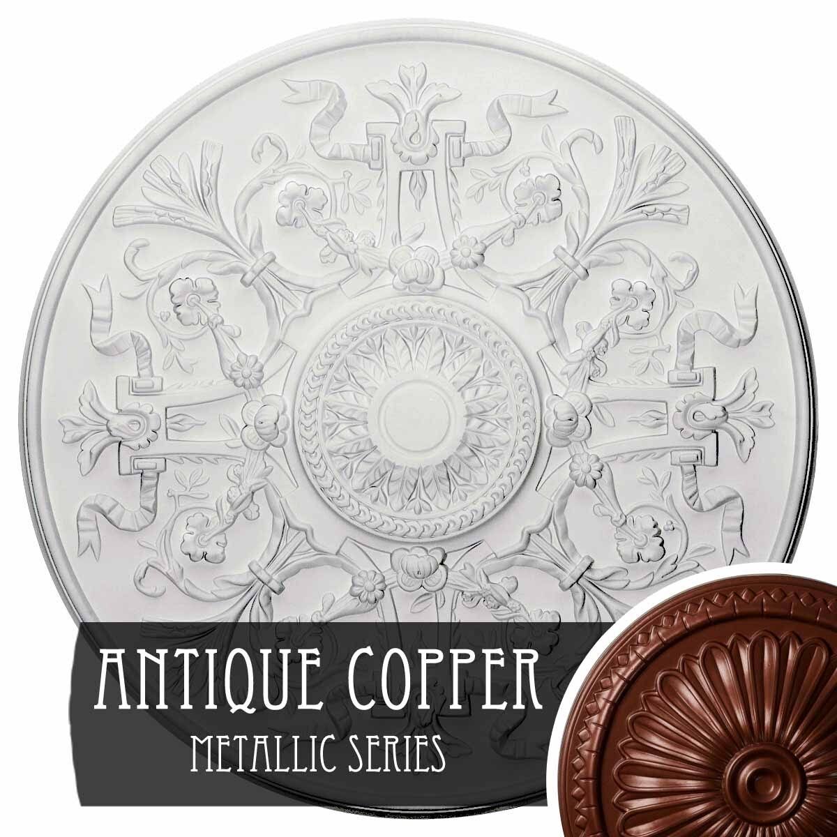 Versailles Ceiling Medallion (pale Gold) U939