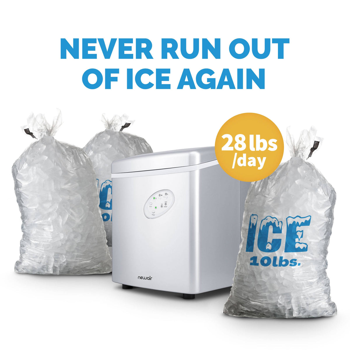 Silver Countertop Ice Maker Y199130