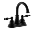 MT Matte Black Two-Handle Lavatory Bathroom Sink Faucet with Pop Up Drain Trim Assembly A7999