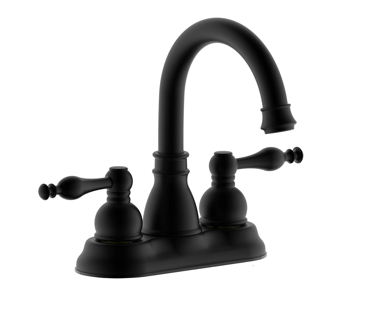 MT Matte Black Two-Handle Lavatory Bathroom Sink Faucet with Pop Up Drain Trim Assembly A7999