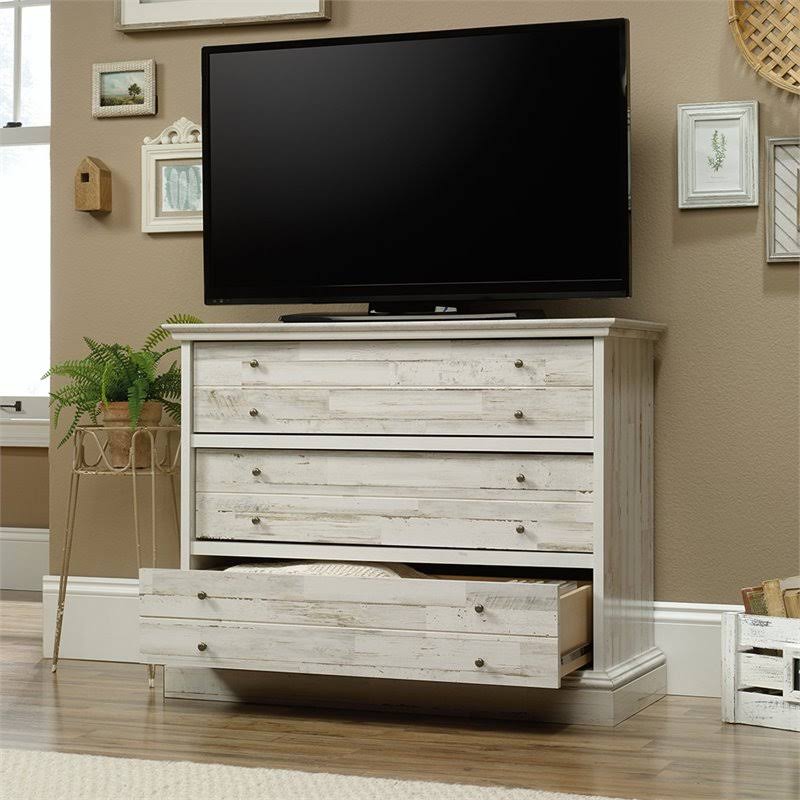 White Plank 3-Drawer Chest T53887