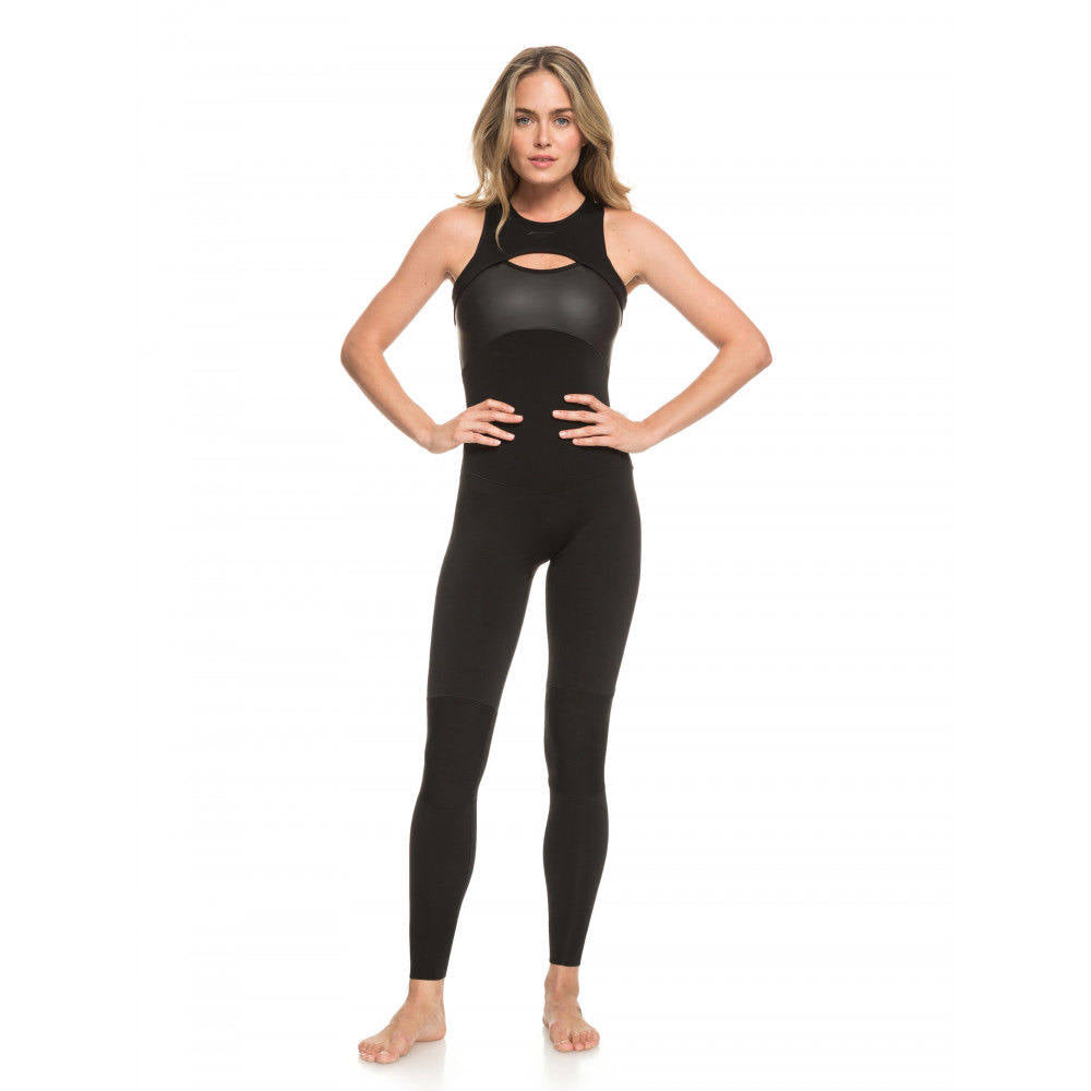 1.5mm Satin Long John Black O11377