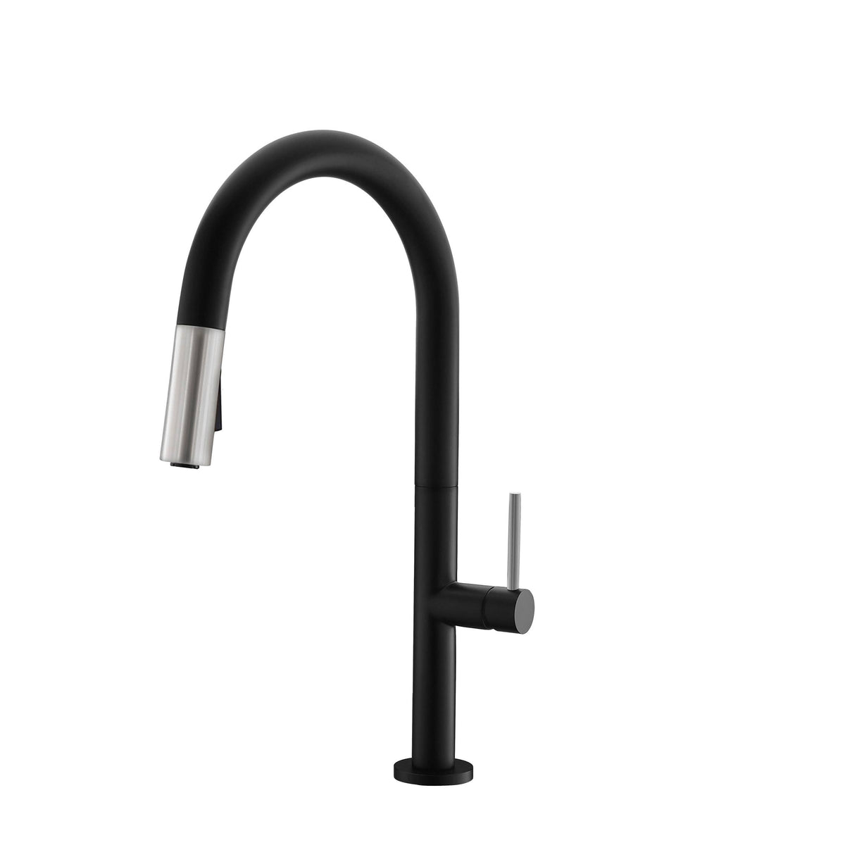 Brushed Nickel Pull Down Single Handle Kitchen Faucet D795206