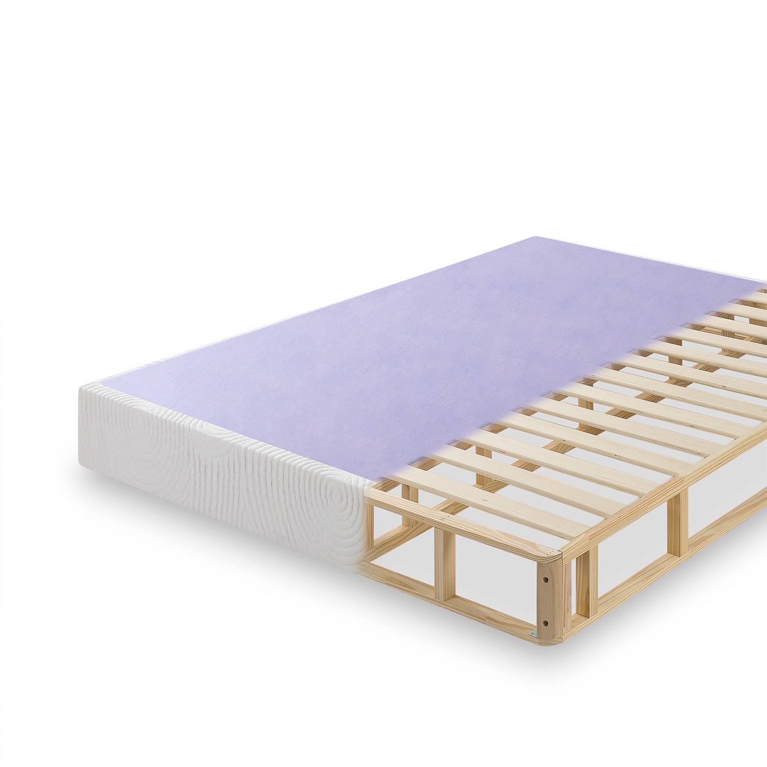 8-Inch Wood and Steel Box Spring Mattress Foundation Queen O31437