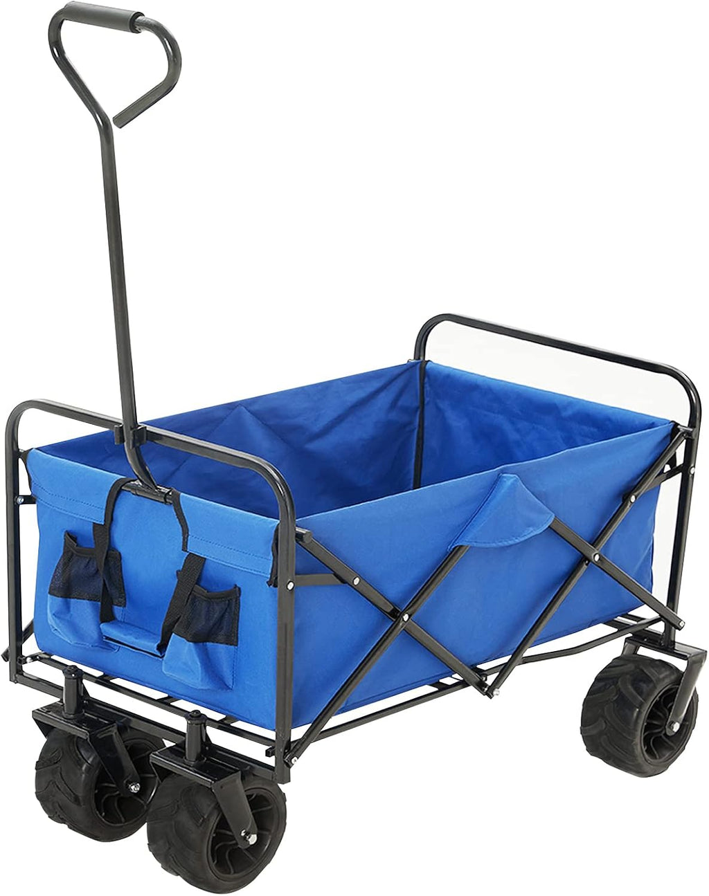 Red & Grey Collapsible Utility Wagon Cart with Wheels O685