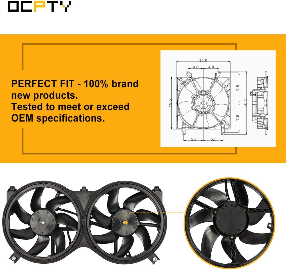 Replacement Cooling Fan Assembly for Infiniti JX35 QX60 Nissan Pathfinder S92599