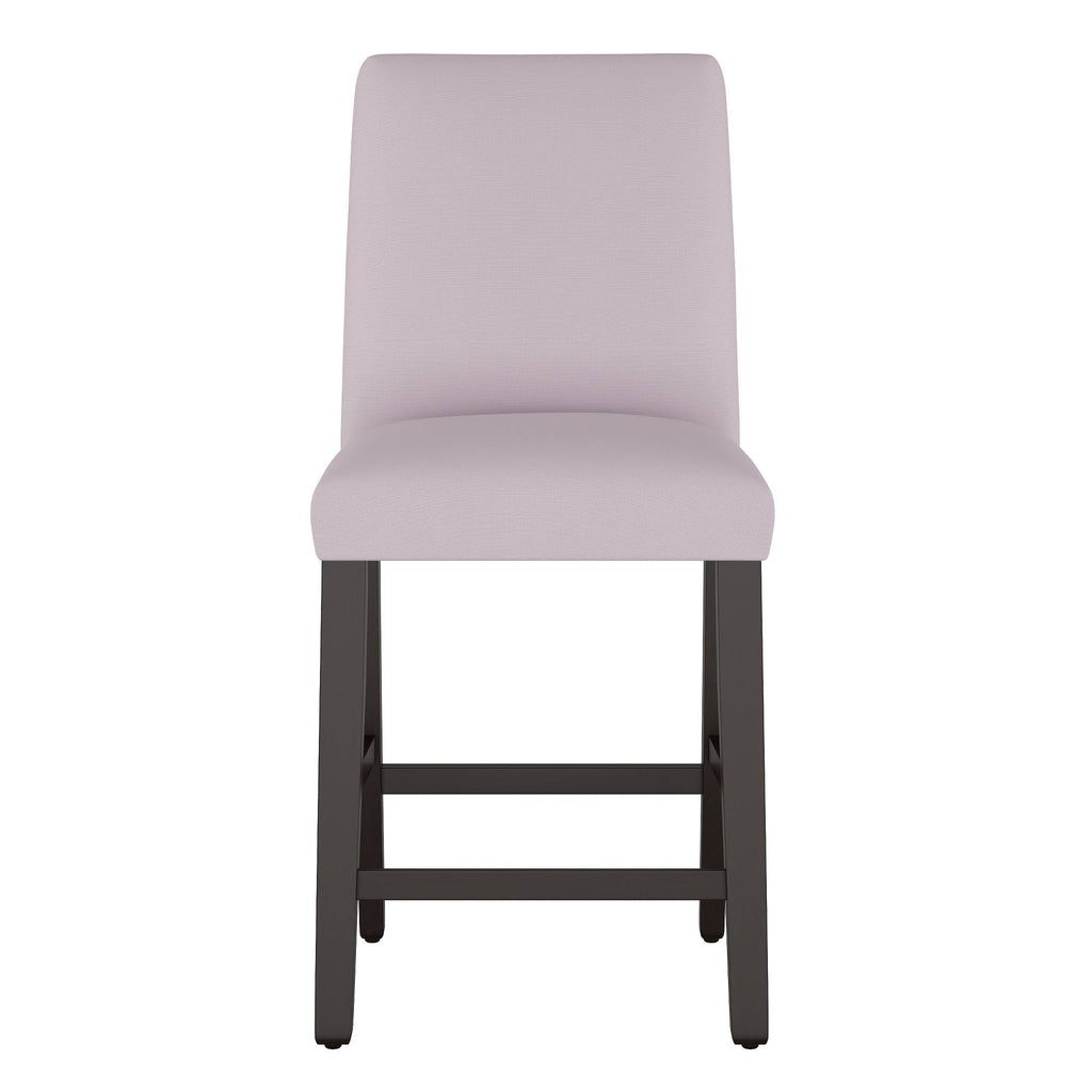 Lavender Linen Counter Height Barstool O566