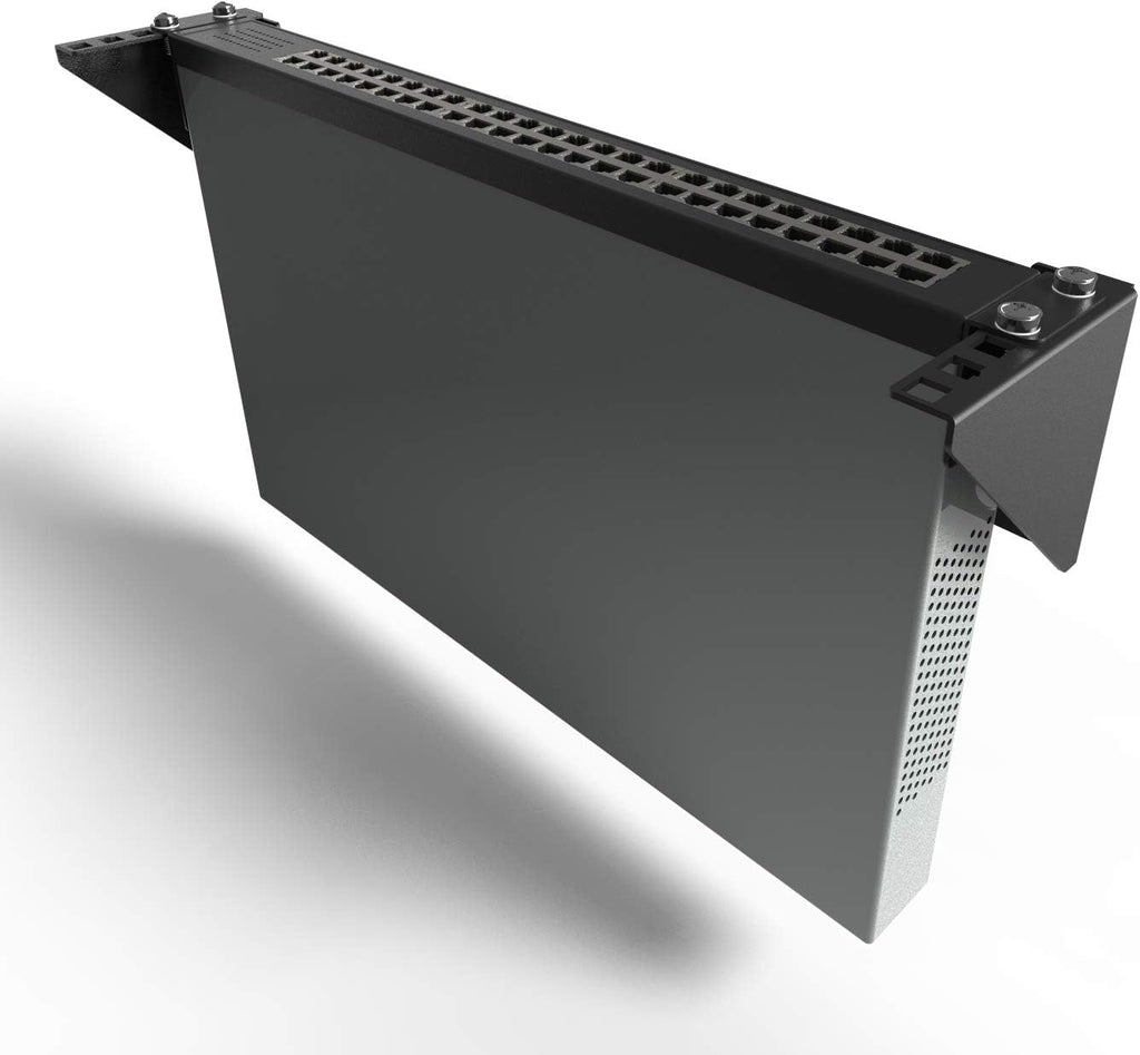 4U 19 Inches Cold Rolled Steel Wall Mountable Vertical Rack Pack of 2 U765107