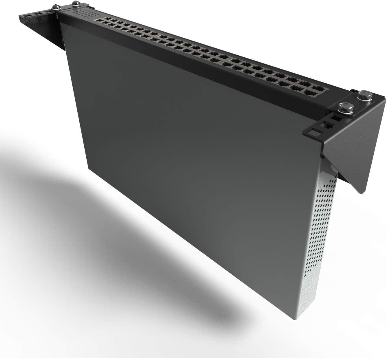 4U 19 Inches Cold Rolled Steel Wall Mountable Vertical Rack Pack of 2 U765107