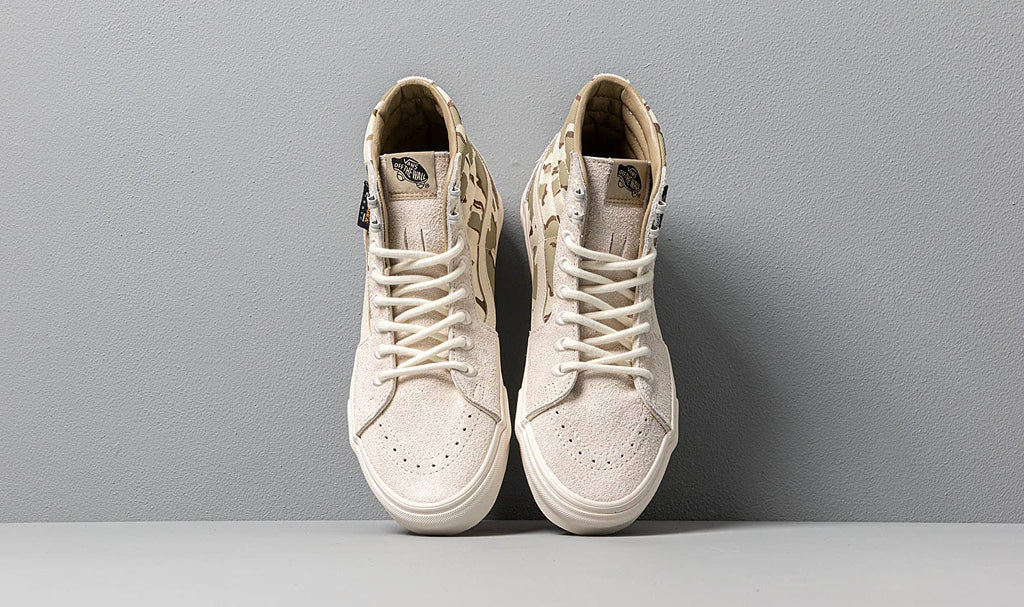 White Asparagus Camo Sk8-Hi Shoes Z833