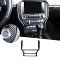 Carbon Fiber Center Console Multimedia Panel Decoration Trim Sticker Pack of 2 F668
