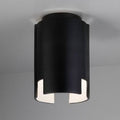 Carbon Matte Black 1-Light Flush Mount D775