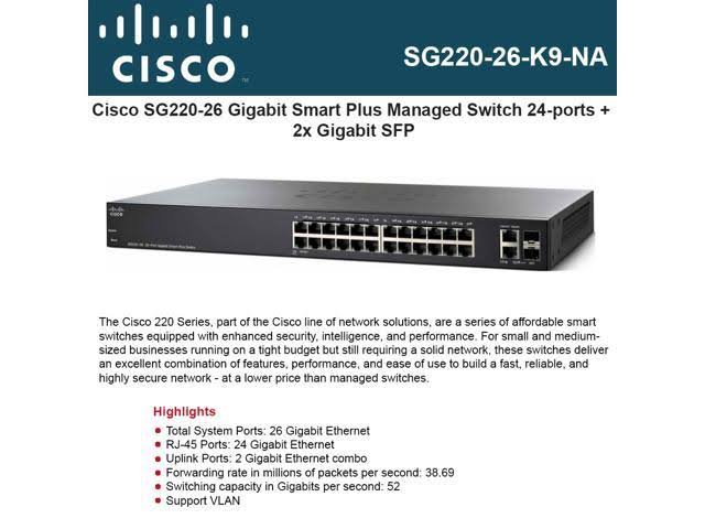 26-Port Gigabit Smart Plus Switch D54138
