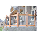 Cedar Straight Deck Railing Panel K465444