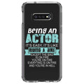 Clear Shockproof Hybrid Case for Samsung Galaxy S10e with TPU Bumper Acrylic Back Tempered Glass Screen Protector T896779