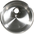 Round Brushed Sink O352941