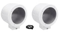 5.25" 360° Swivel White Aluminum Surface Mount Speaker Pods O406812