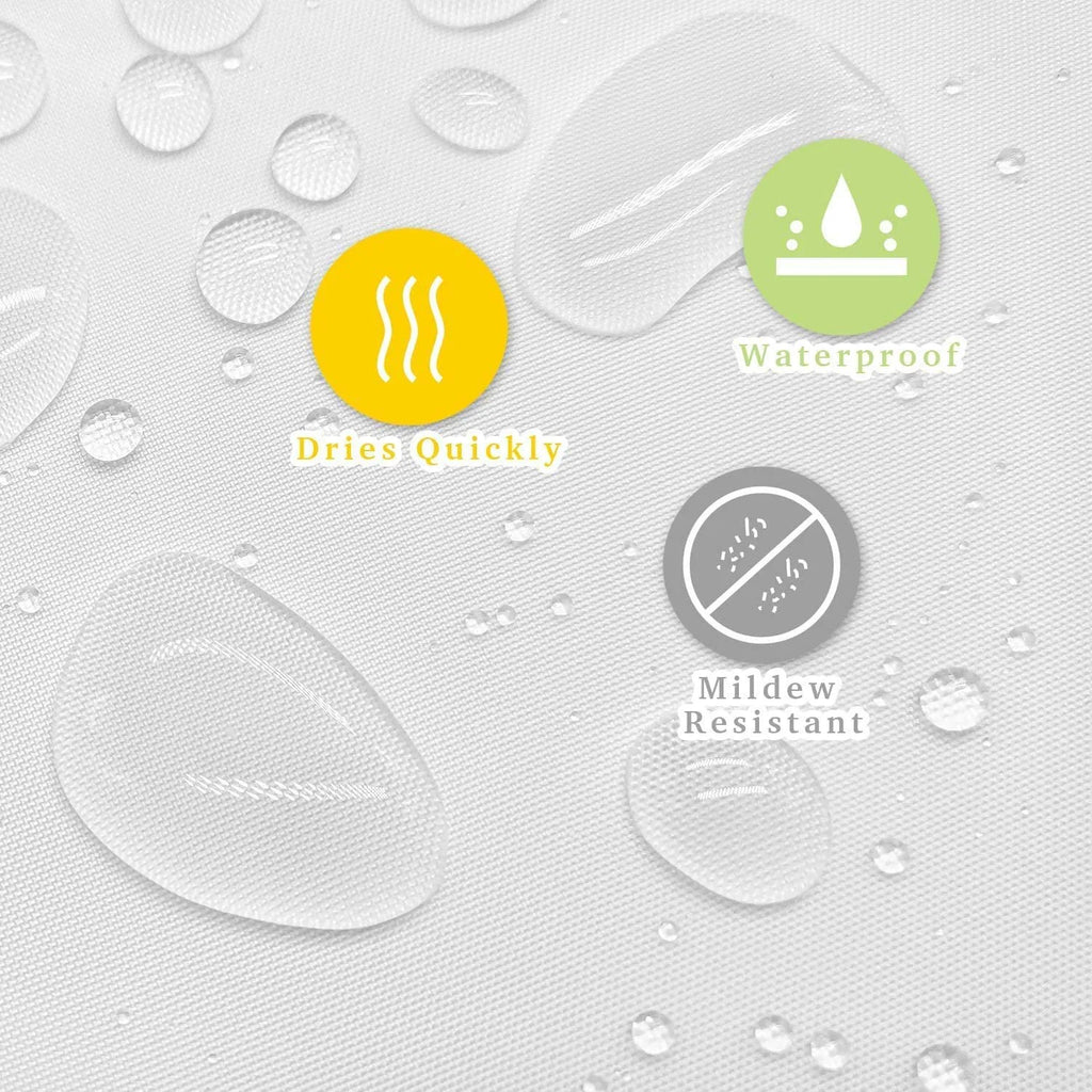 72x72 Inches Waterproof Polyester Shower Curtain with Hooks G50700