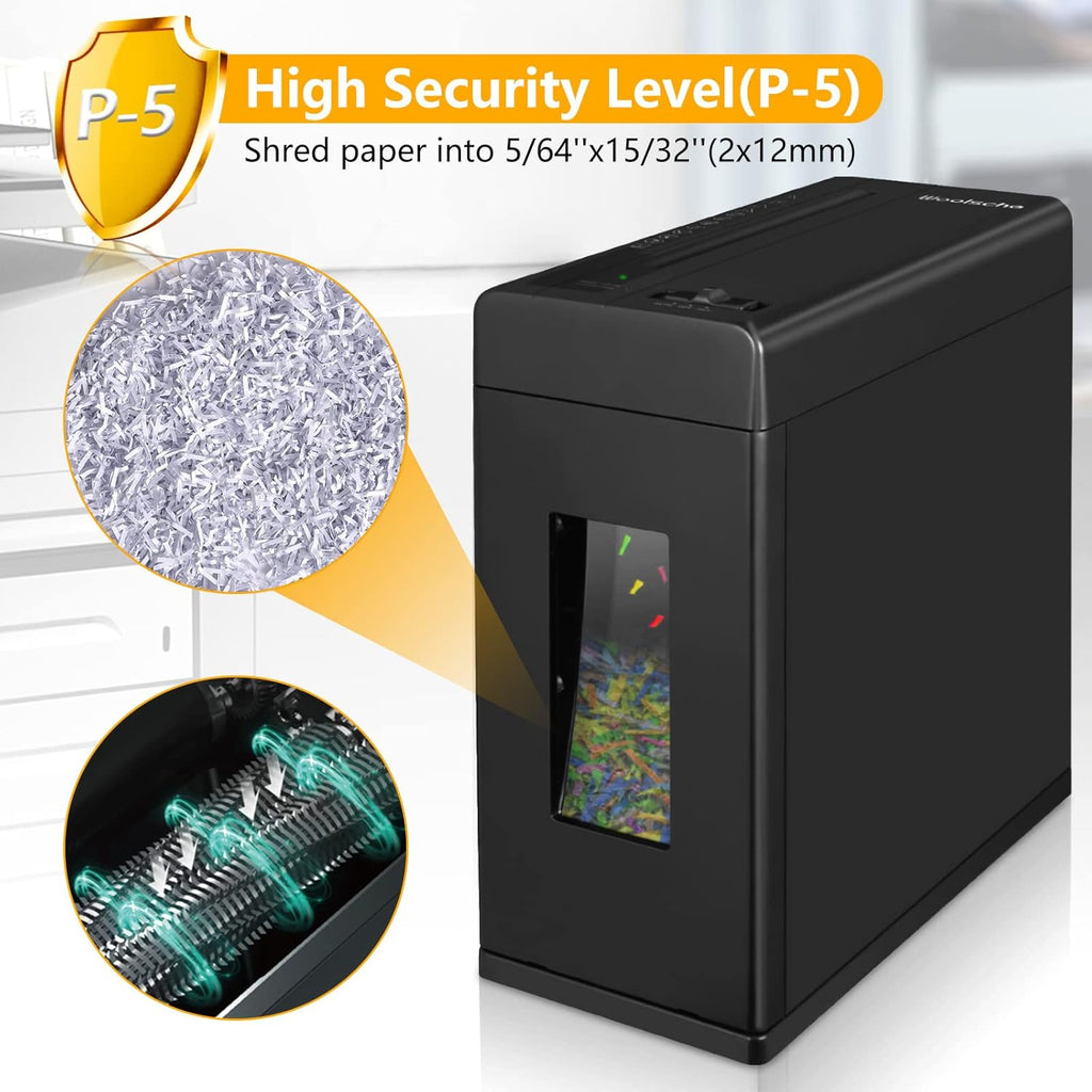6-Sheet Micro Cut Paper Shredder with 2.9 Gallon Basket R8379
