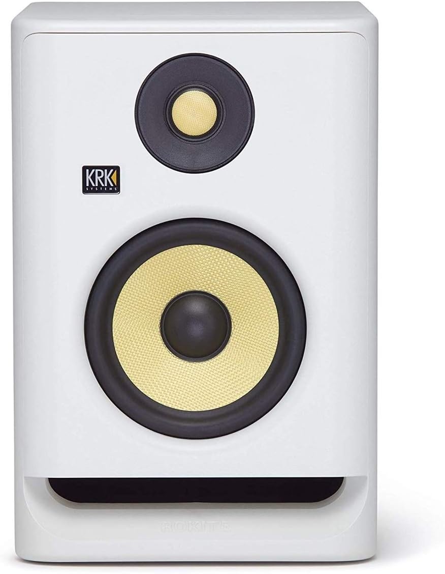 8'' Powered Studio Monitoring Speakers White H443