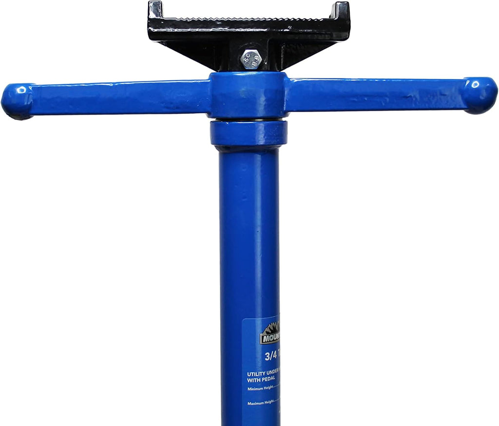 Utility Underhoist Stand with Pedal, Heavy Duty Steel, 1,500 Lb. Lift Capacity V80736