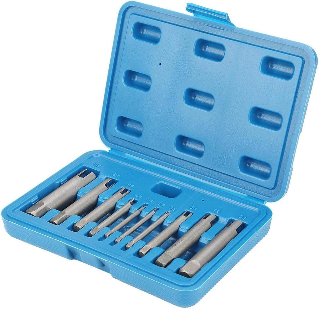 Broken Head Screw Remover Kit Tap Extractor Set, 23.1oz, Ten-Piece Set, Pack of 2 C601