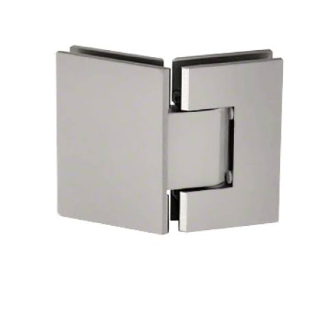 Satin Chrome Glass-to-Glass Hinge I388942