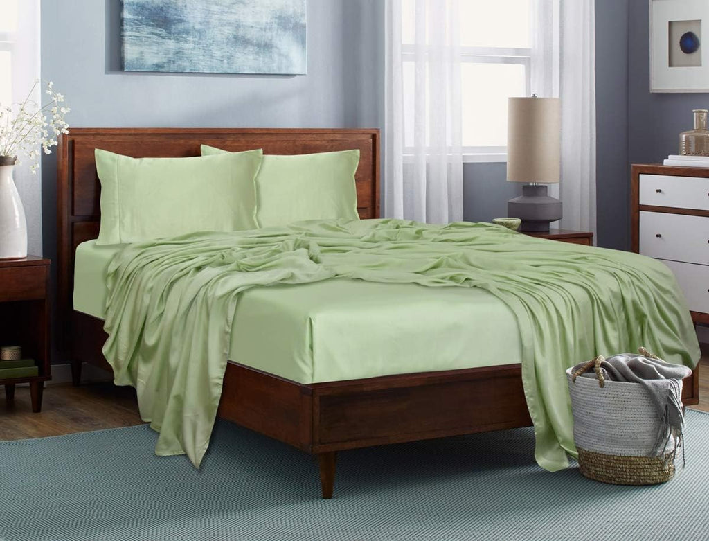 Aqua King 4PC Tencel Lyocell Bed Sheets Set Y14712