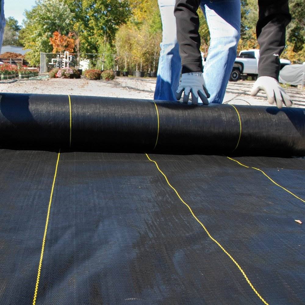 4 Foot Woven Weed Barrier Landscape Fabric 300 Feet 3 Pack J27024