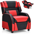 Red Ergonomic Leather Recliner Chair for Children L54729