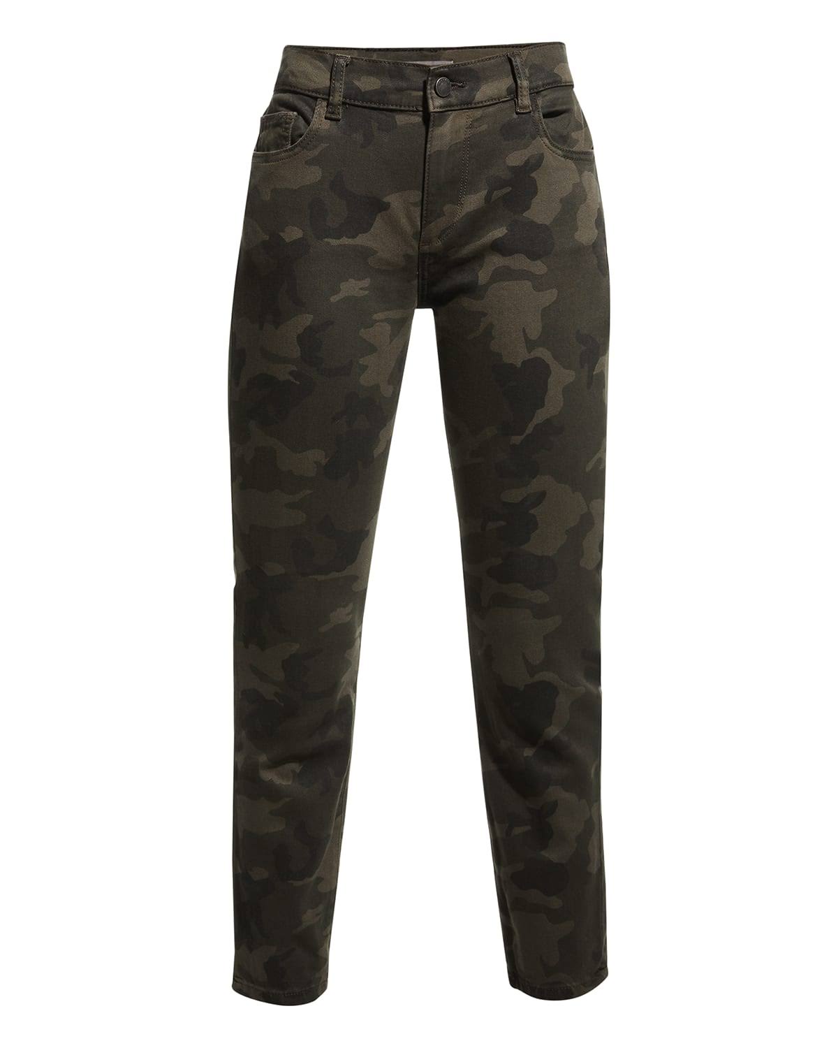 Dark Camo Skinny Crop Jeans M576