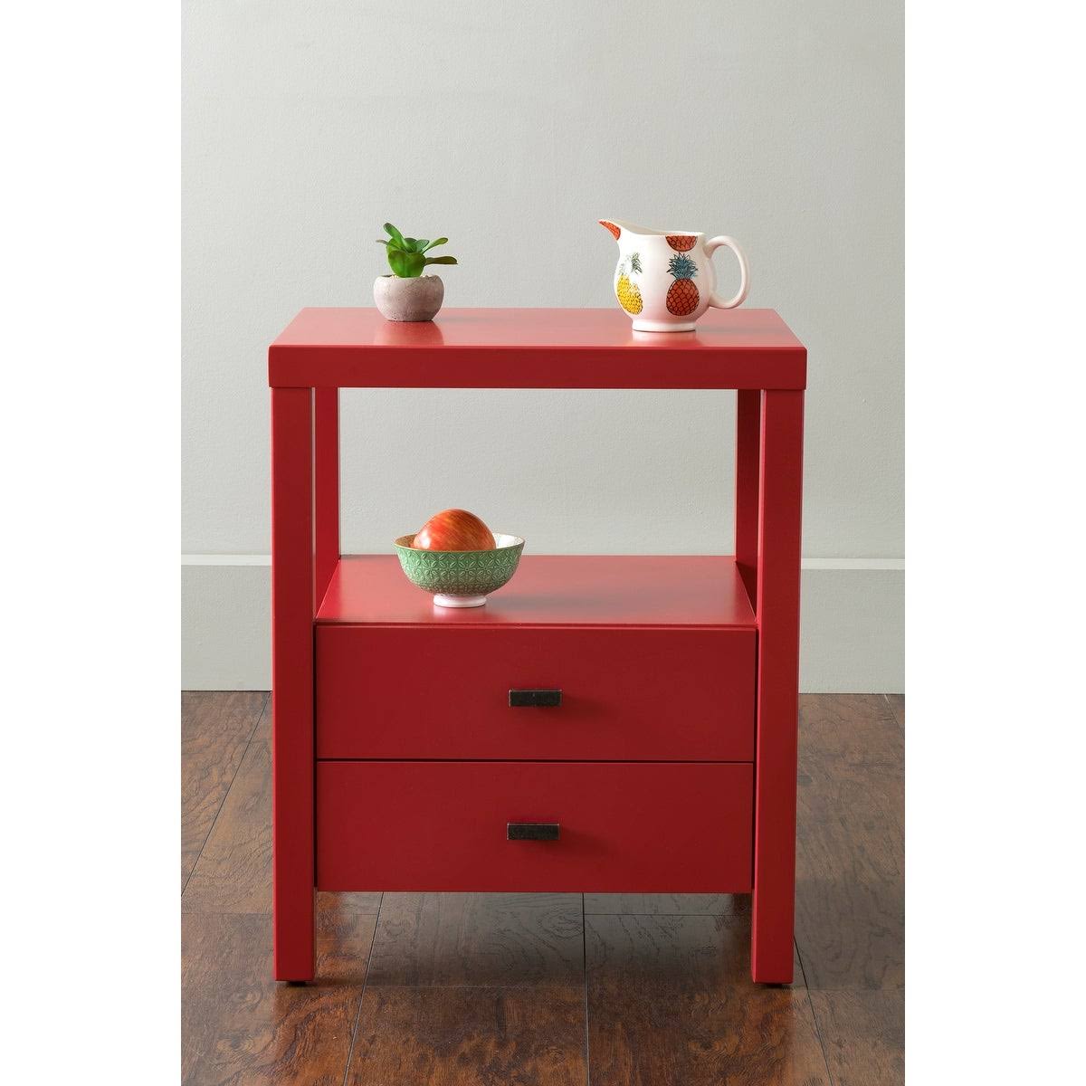 Yellow Acacia Accent Table P961406