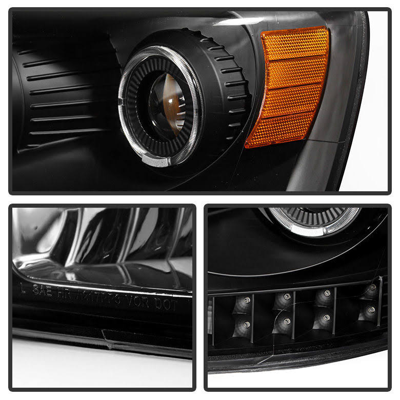 Black Halo Projector Headlights X1098