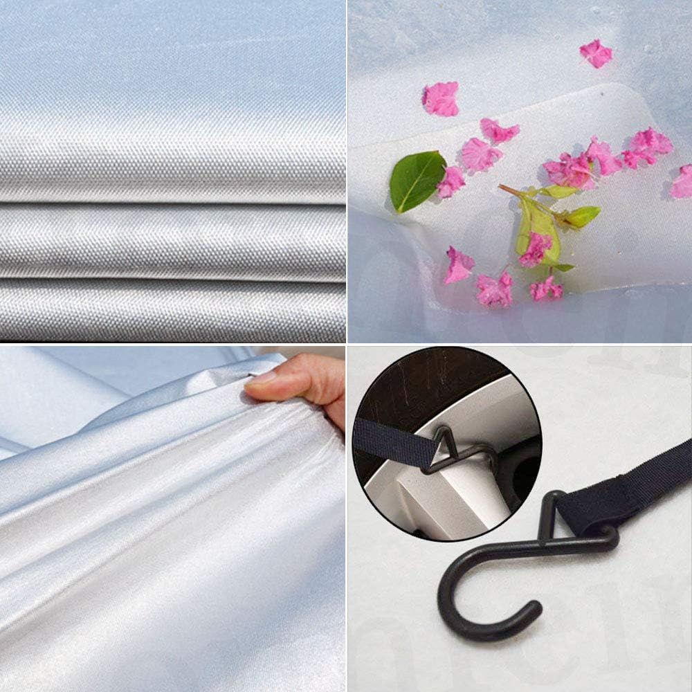 Half Car Cover with Cotton Waterproof Universal Fit Hatchback Length 158'' to 173'' Z497680