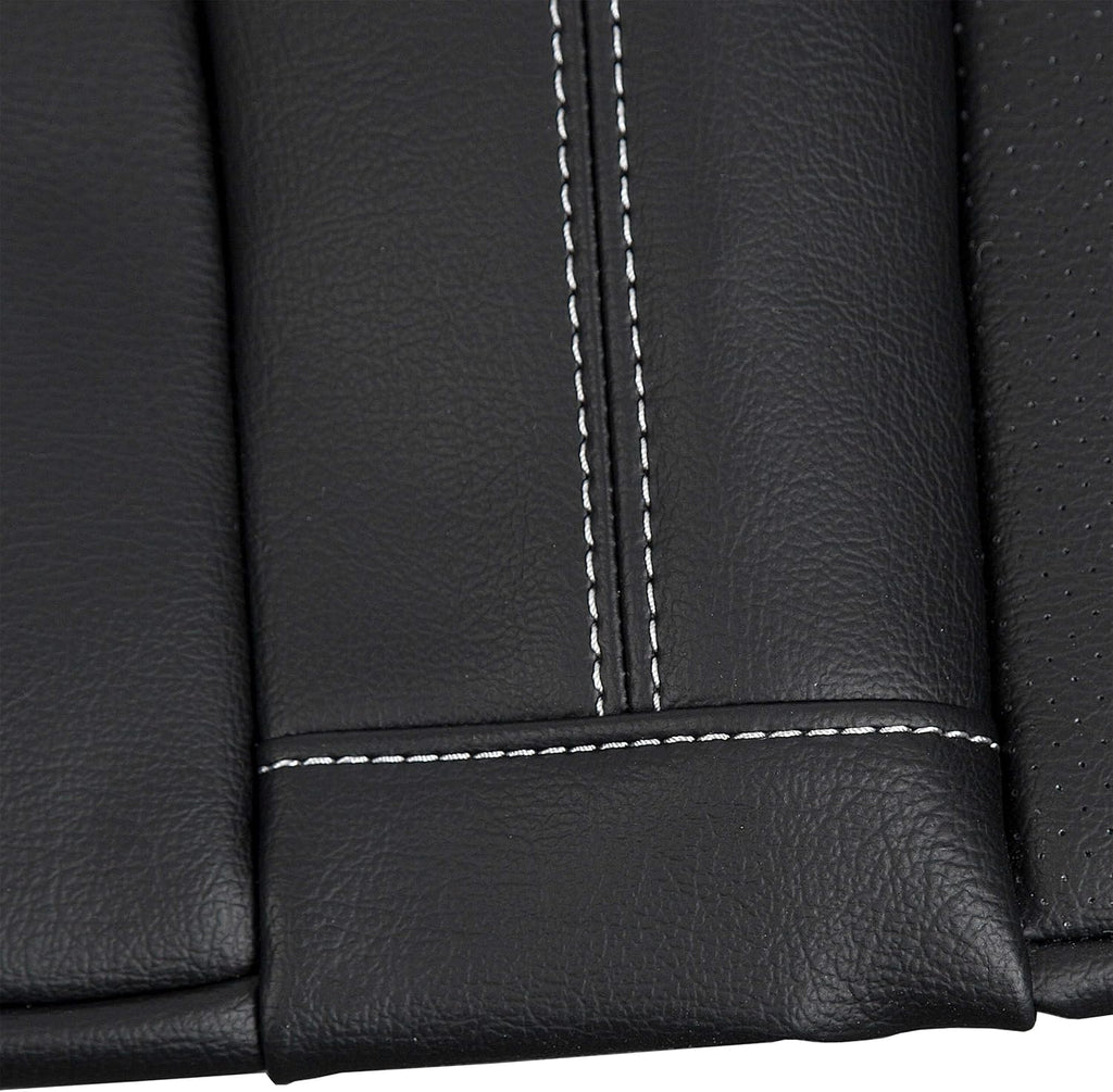 Black Synthetic Leather Seat Covers for Ford F150 Super Crew O214