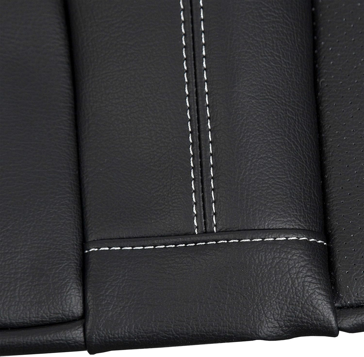 Black Synthetic Leather Seat Covers for Ford F150 Super Crew O214